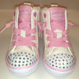 Twinkle toes skecher  shoes size 6 high tops